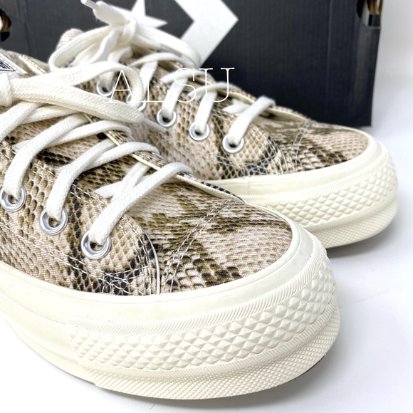 Converse Ctas Lift OX Egret Platform W 564677c - Picture 6 of 11